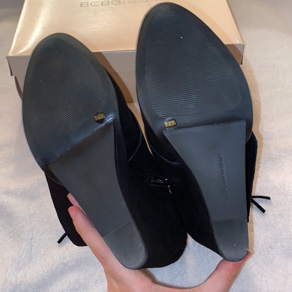 New in Box - BCBG suede wedge boots - Picture 6 of 10